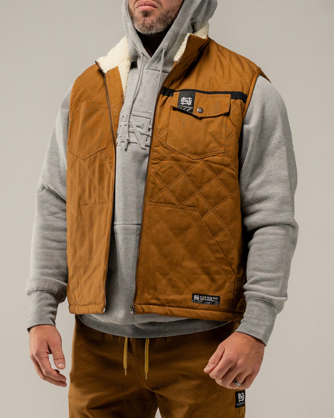 VEST - TIMBER (w/FREE HOODIE)