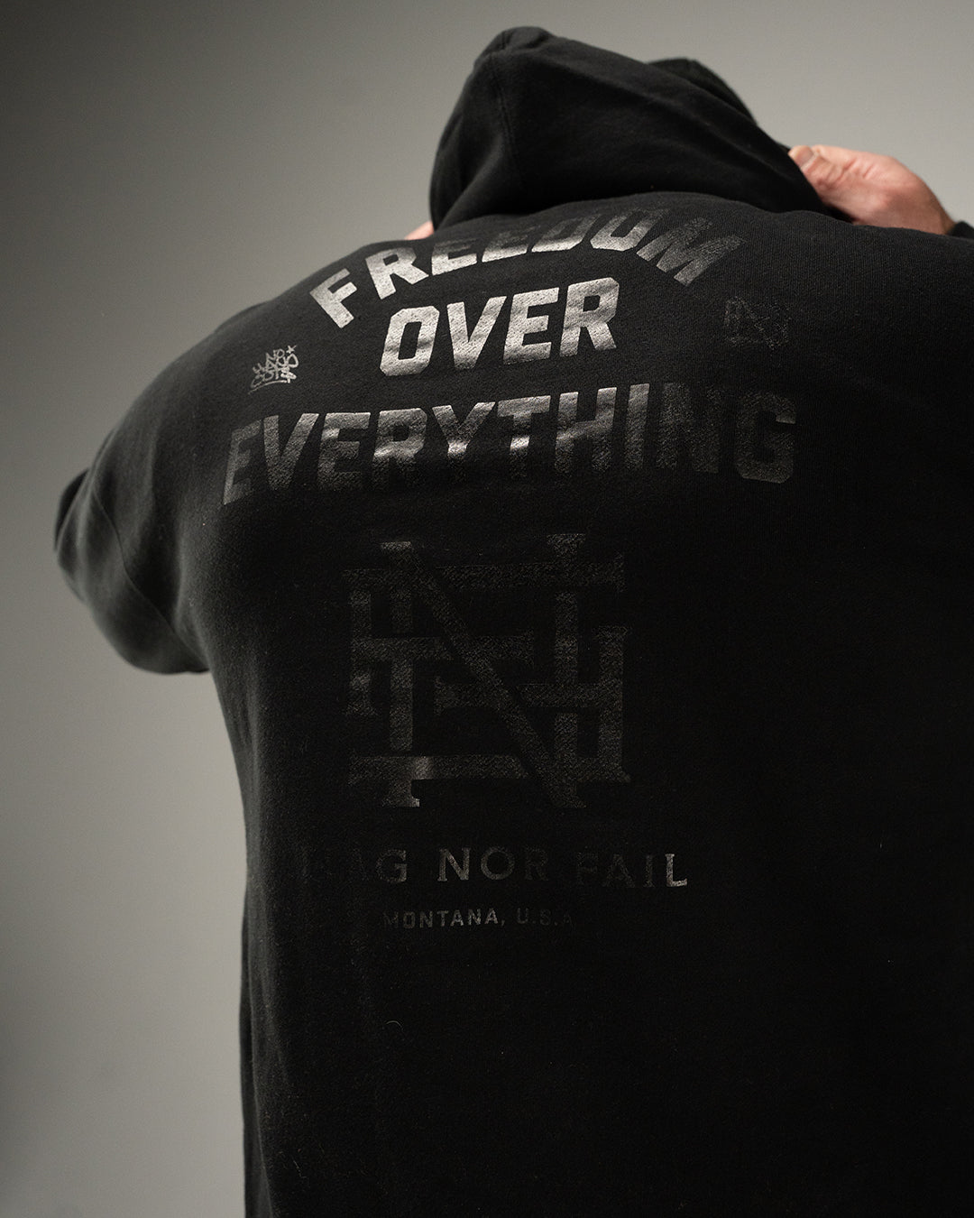 FREEDOM HOODIE - BLACK