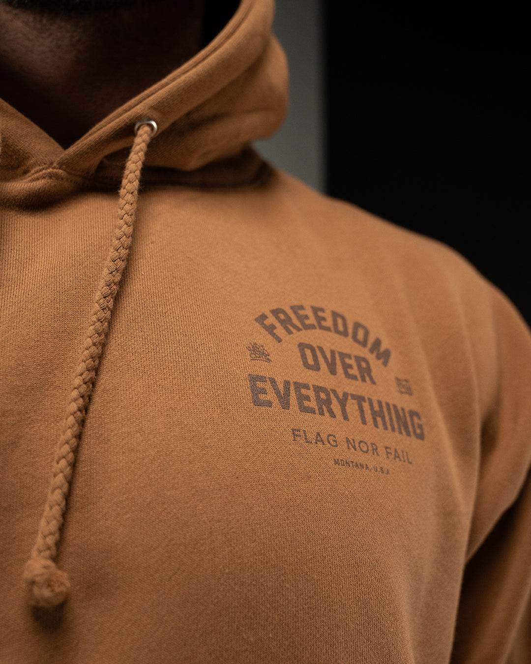 FREEDOM HOODIE - SADDLE