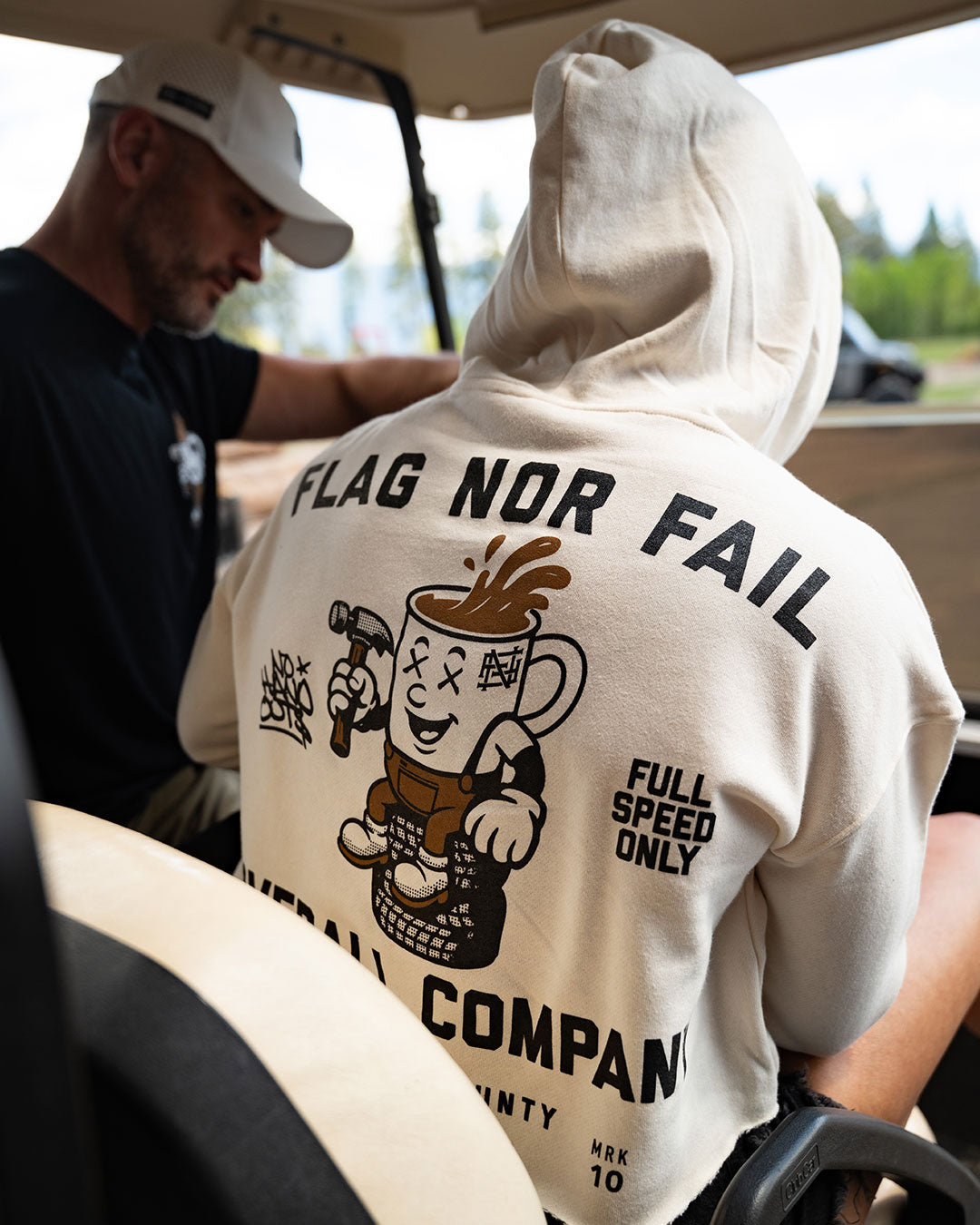 OVERALL SUPPLY CROP HOODIE