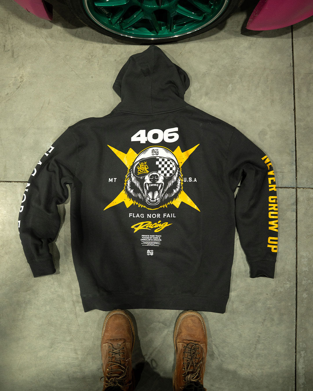 APEX RACING - HOODIE – FLAG NOR FAIL
