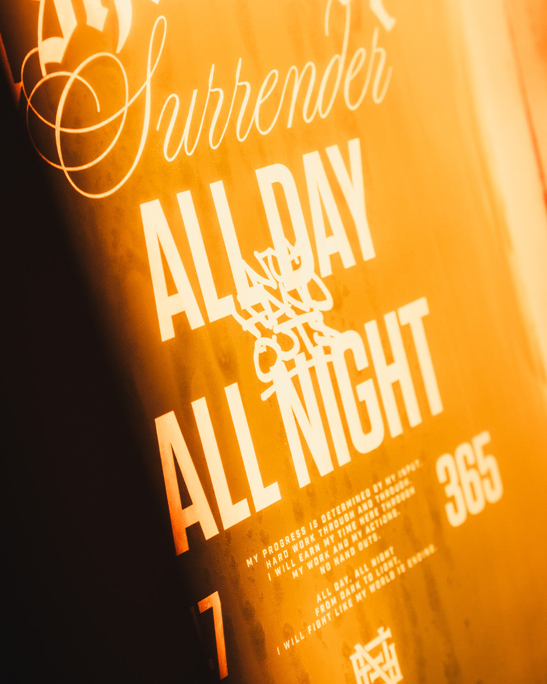 ALL DAY ALL NIGHT TEE - BLACK