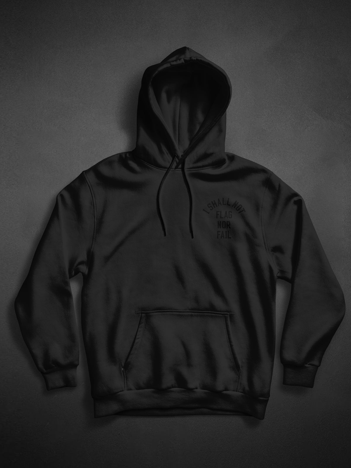 ANTHEM HOODIE - BLACK/BLACK