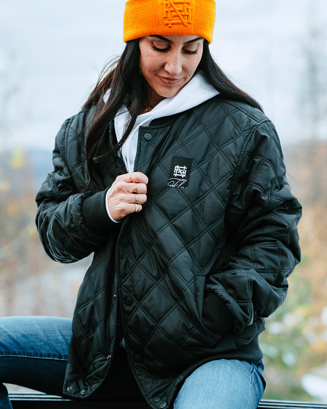 BOMBER JACKET - BLACK – FLAG NOR FAIL