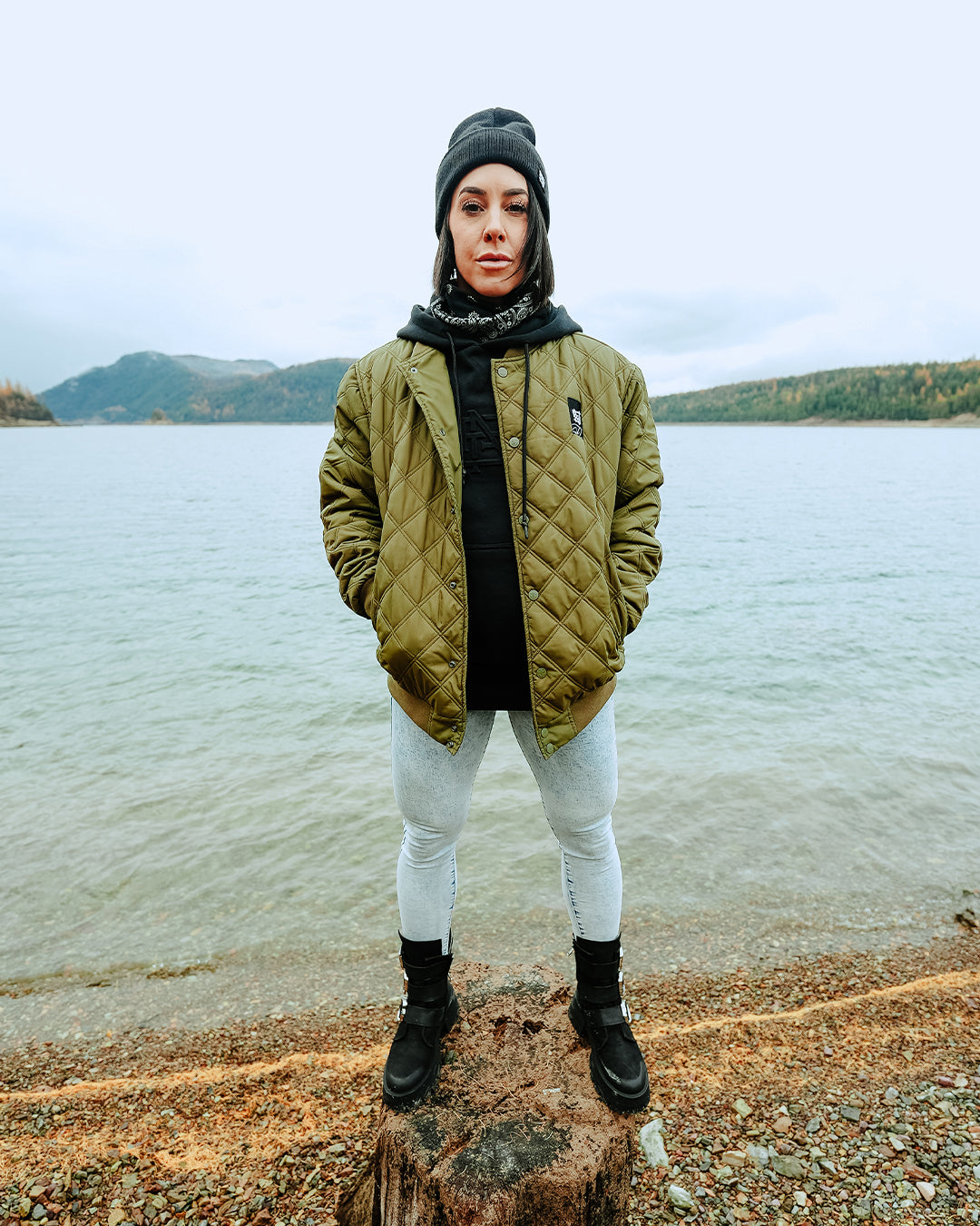 BOMBER JACKET - BLACK – FLAG NOR FAIL BOMBER JACKET - BLACK – FLAG NOR FAIL