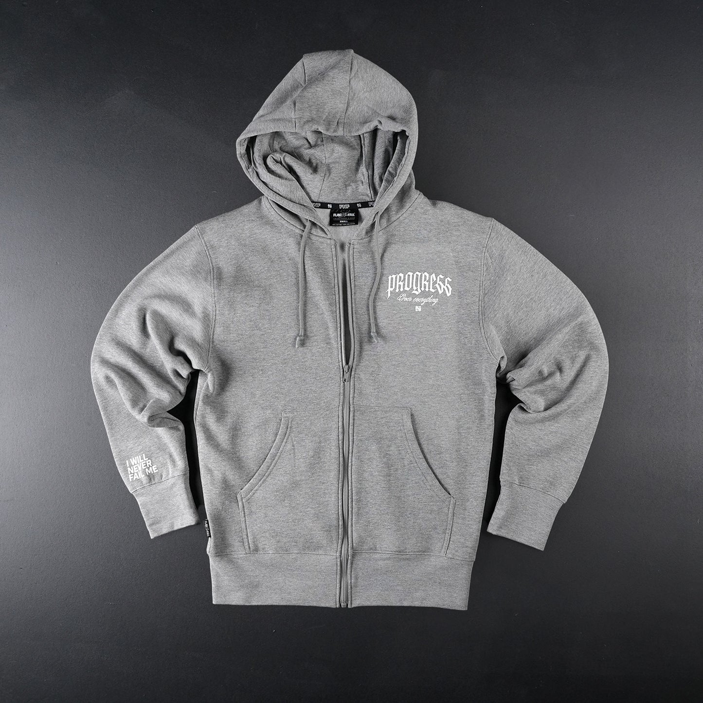 PROGRESS ZIP-UP- GREY