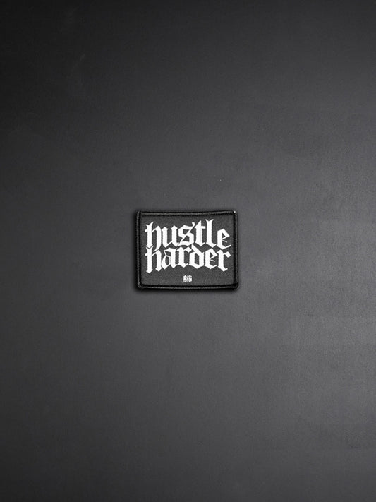 HUSTLE HARDER STACKED PATCH