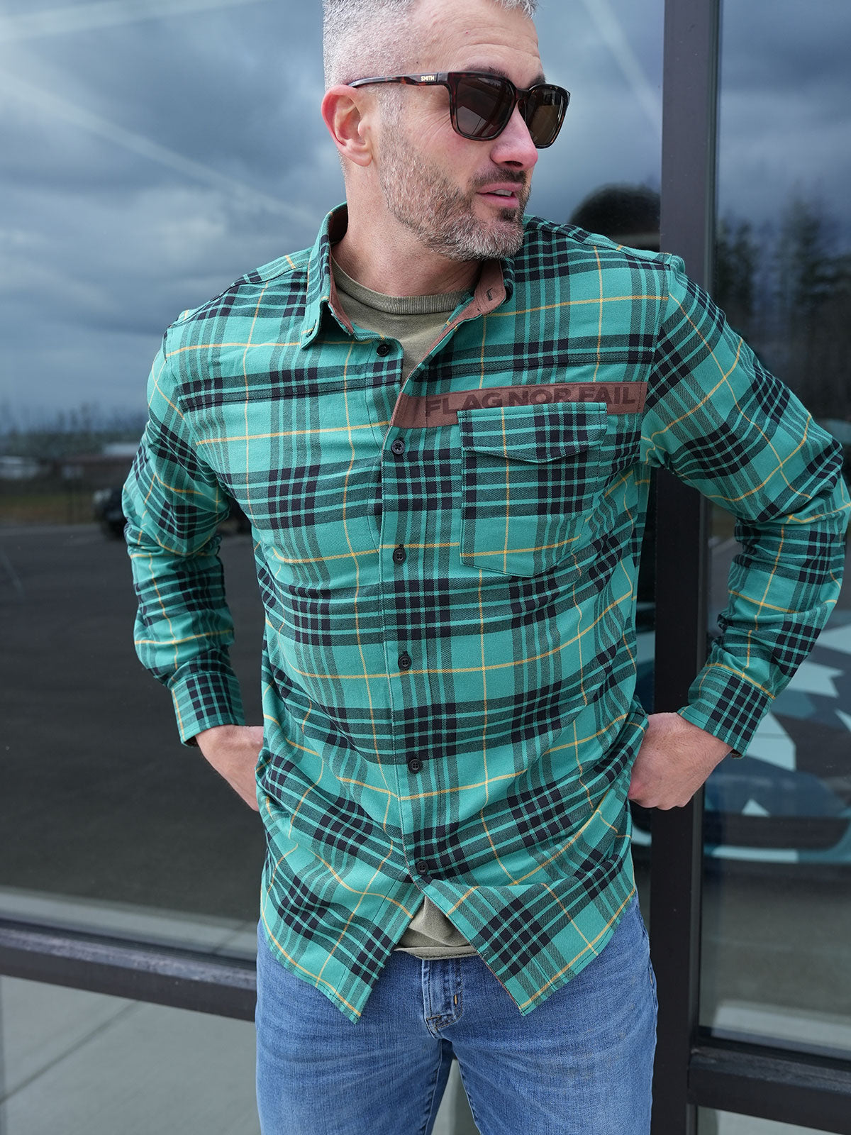 MIDWEIGHT FOREVER FLANNEL-GREEN