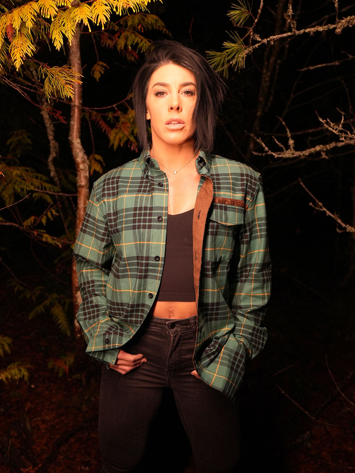 MIDWEIGHT FOREVER FLANNEL-GREEN