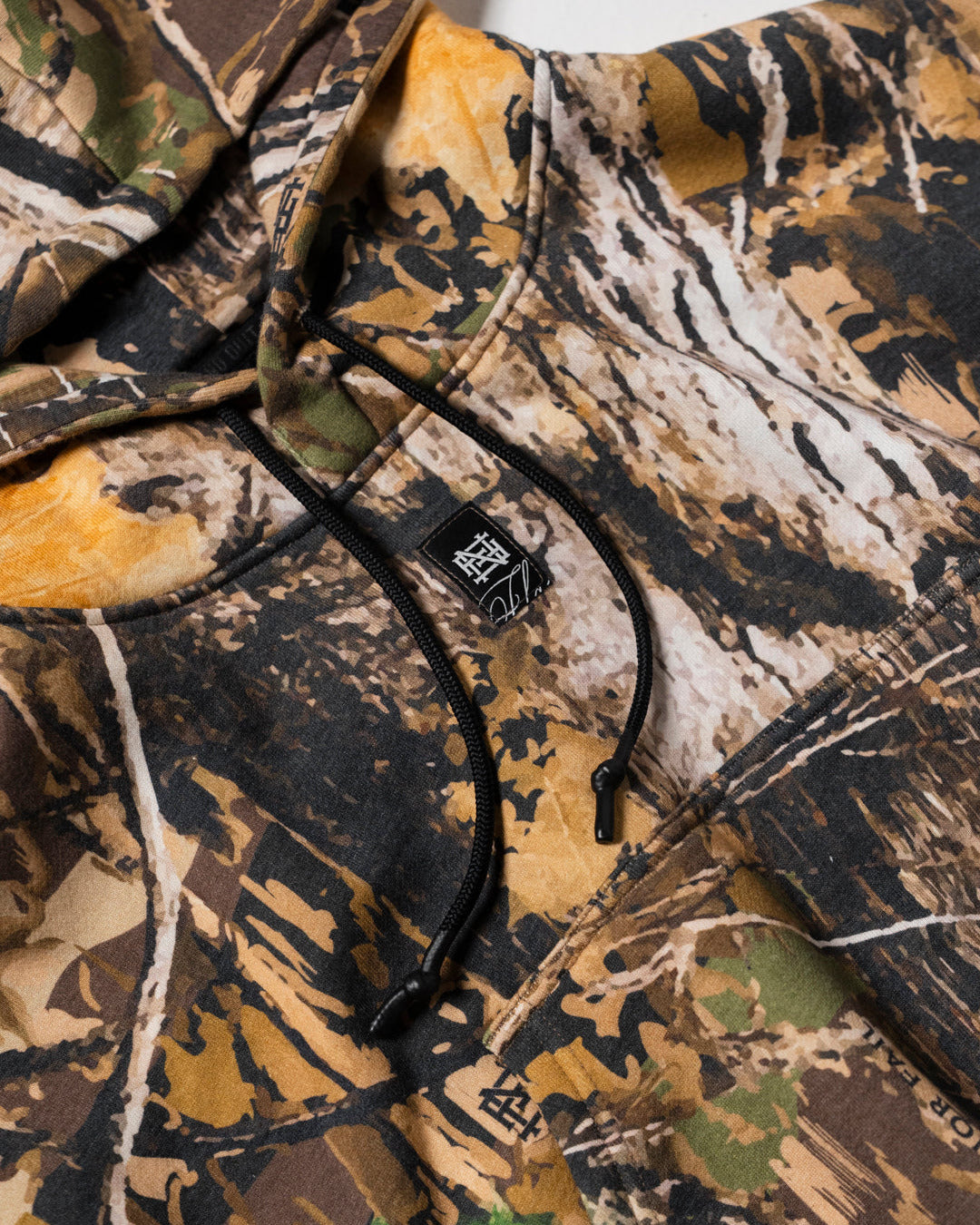 WOMENS OVERSIZED CROP HOODIE - CAMO – FLAG NOR FAIL