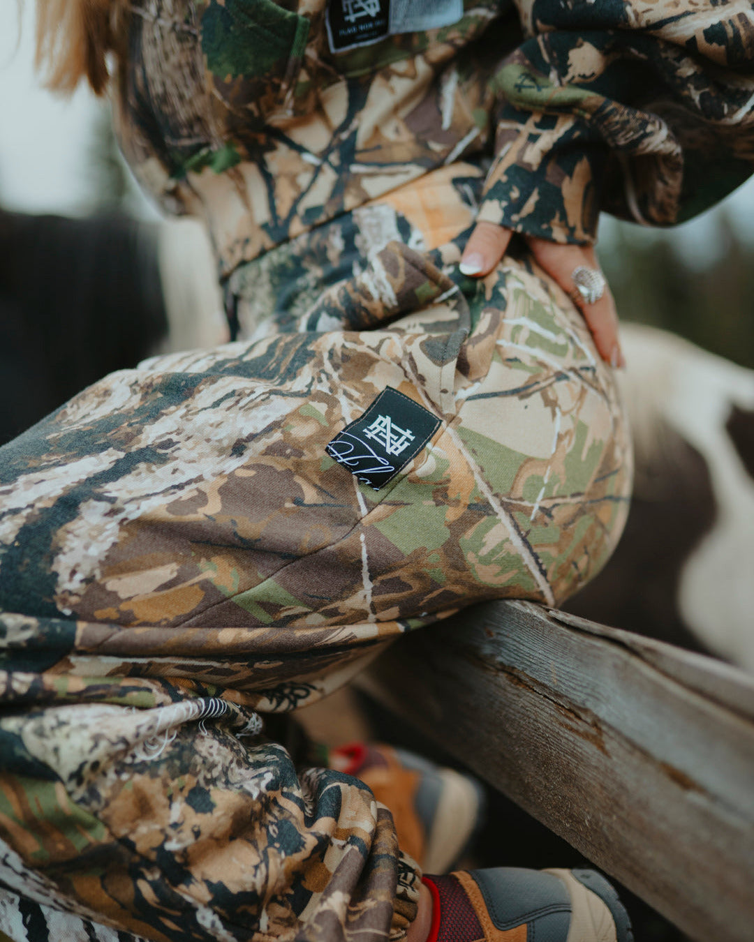 WOMENS OVERSIZED SWEATPANTS - CAMO – FLAG NOR FAIL