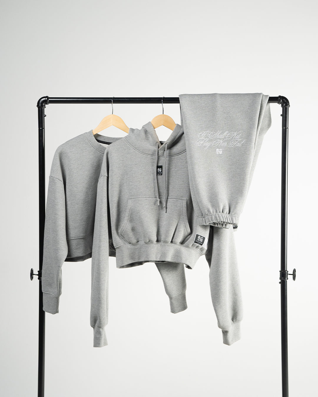トップス Flight Mode Cropped Pullover(light gray) UltraFleece Hoodie Gray | Garage