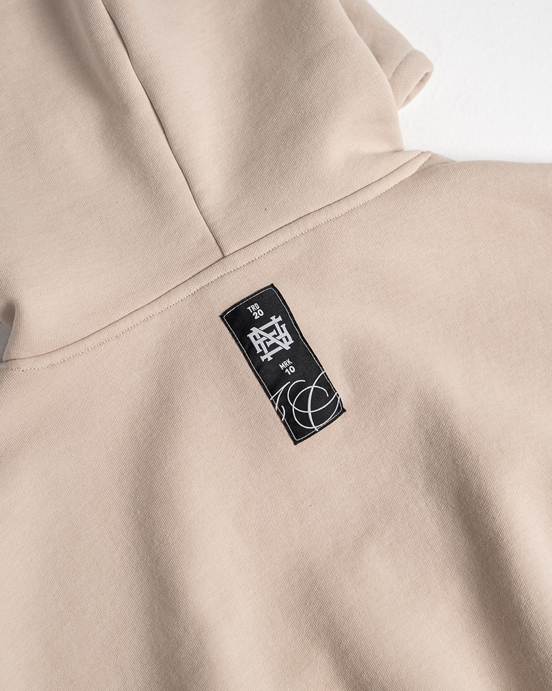 WOMENS OVERSIZED CROP HOODIE - TAN – FLAG NOR FAIL