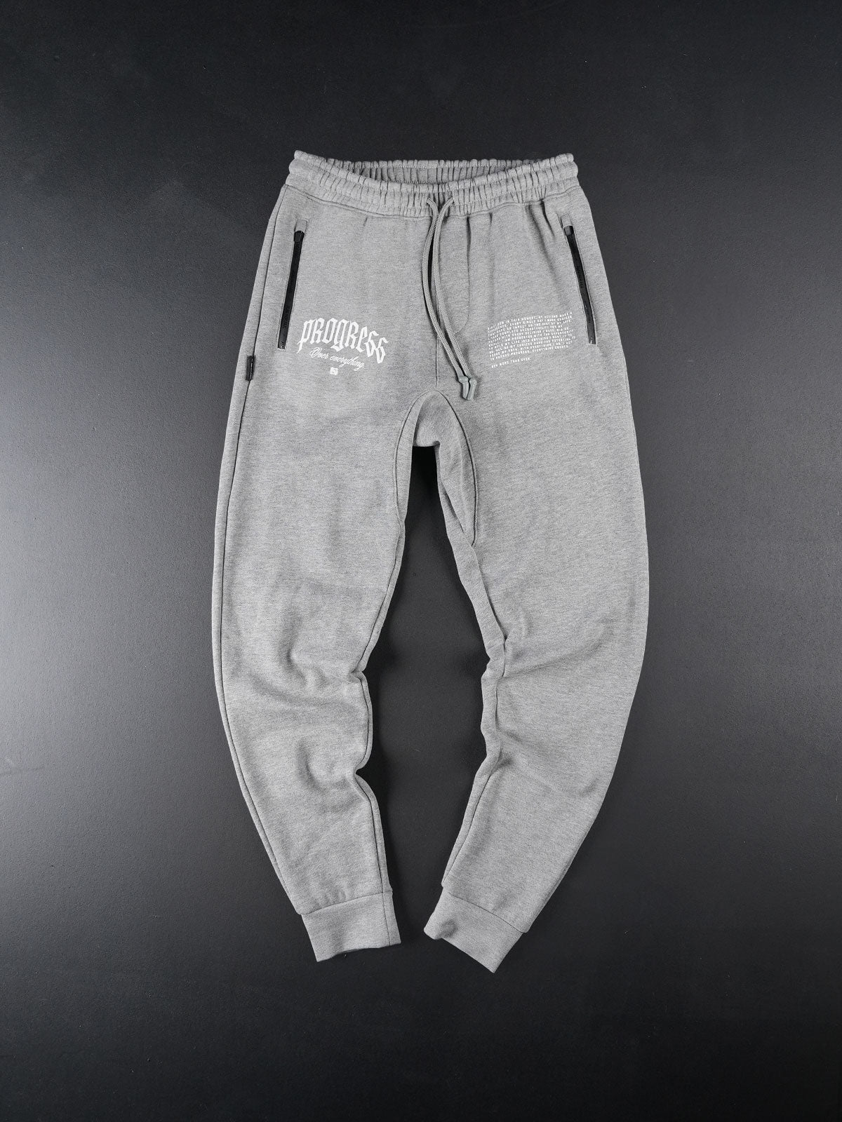 PROGRESS FITTED JOGGER- GREY