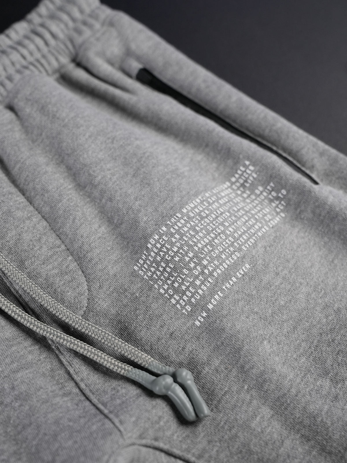PROGRESS FITTED JOGGER- GREY