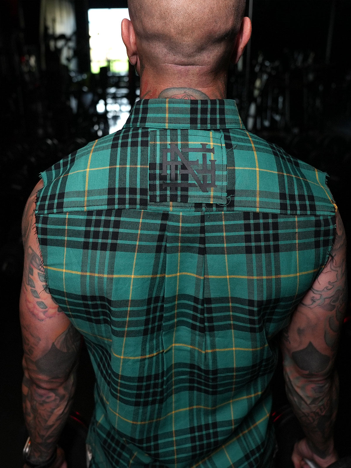 MIDWEIGHT FOREVER SLEEVELESS FLANNEL - GREEN
