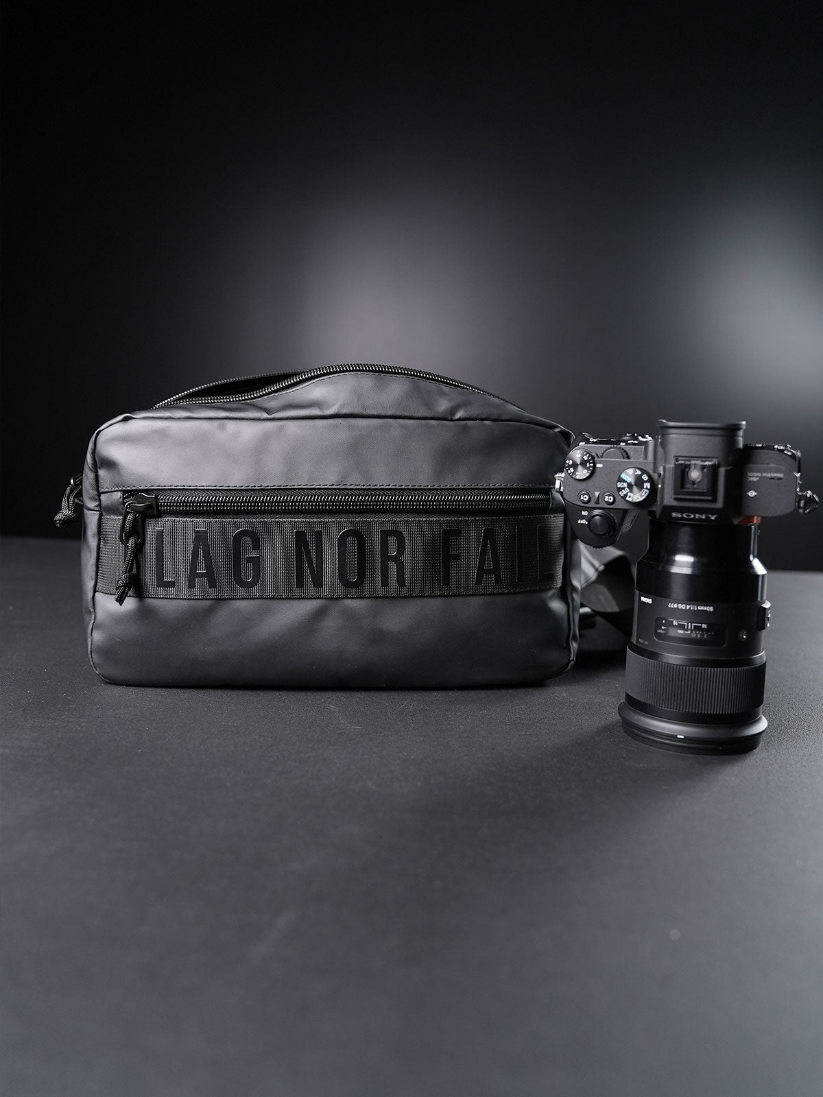 MOMENTUM SLING BAG 7L- BLACK – FLAG NOR FAIL MOMENTUM SLING BAG 7L- BLACK – FLAG NOR FAIL