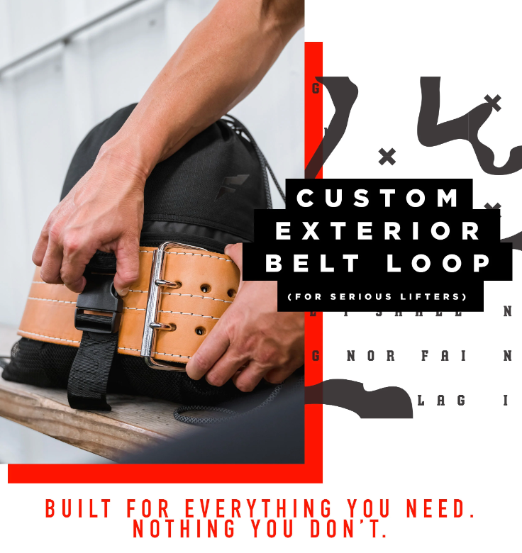 GYM BRO BAG LITE BLACK FLAG NOR FAIL