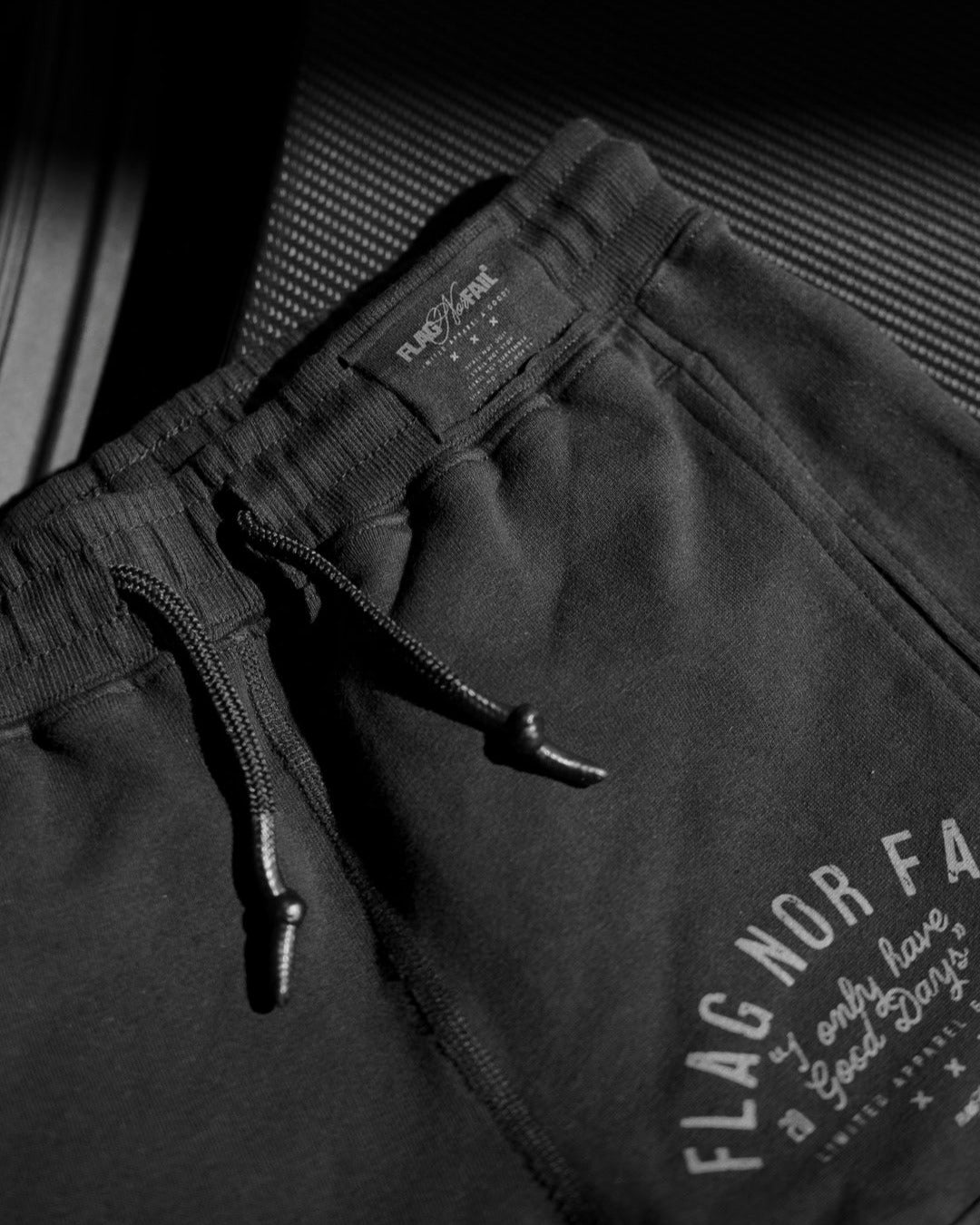 WOMENS TERRY SHORTS- BLACK