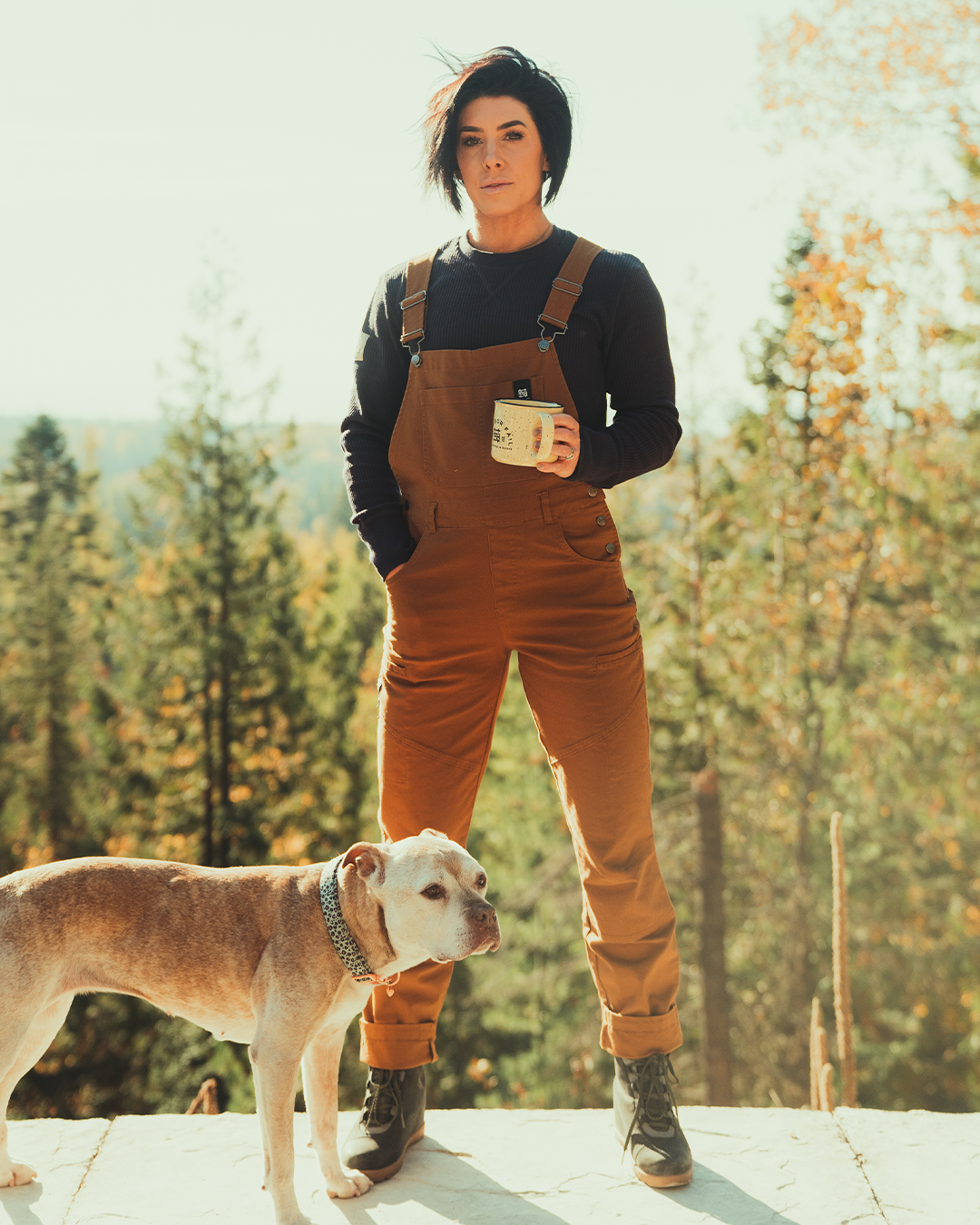 WOMENS FOREVER OVERALLS - TIMBER