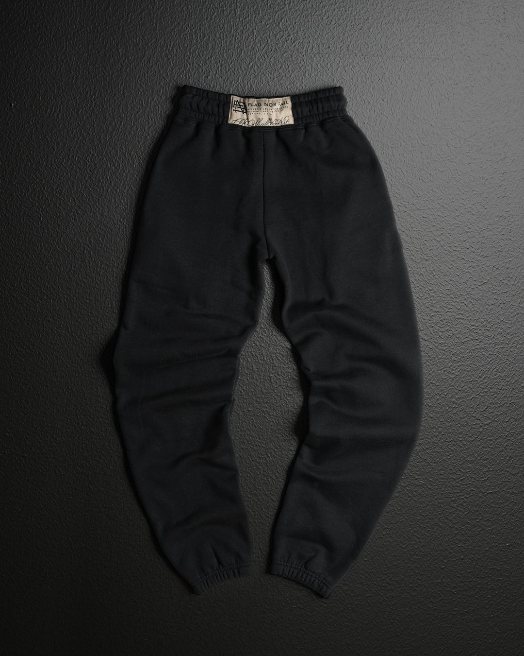 EMBOSSED CHAMP JOGGERS-BLACK