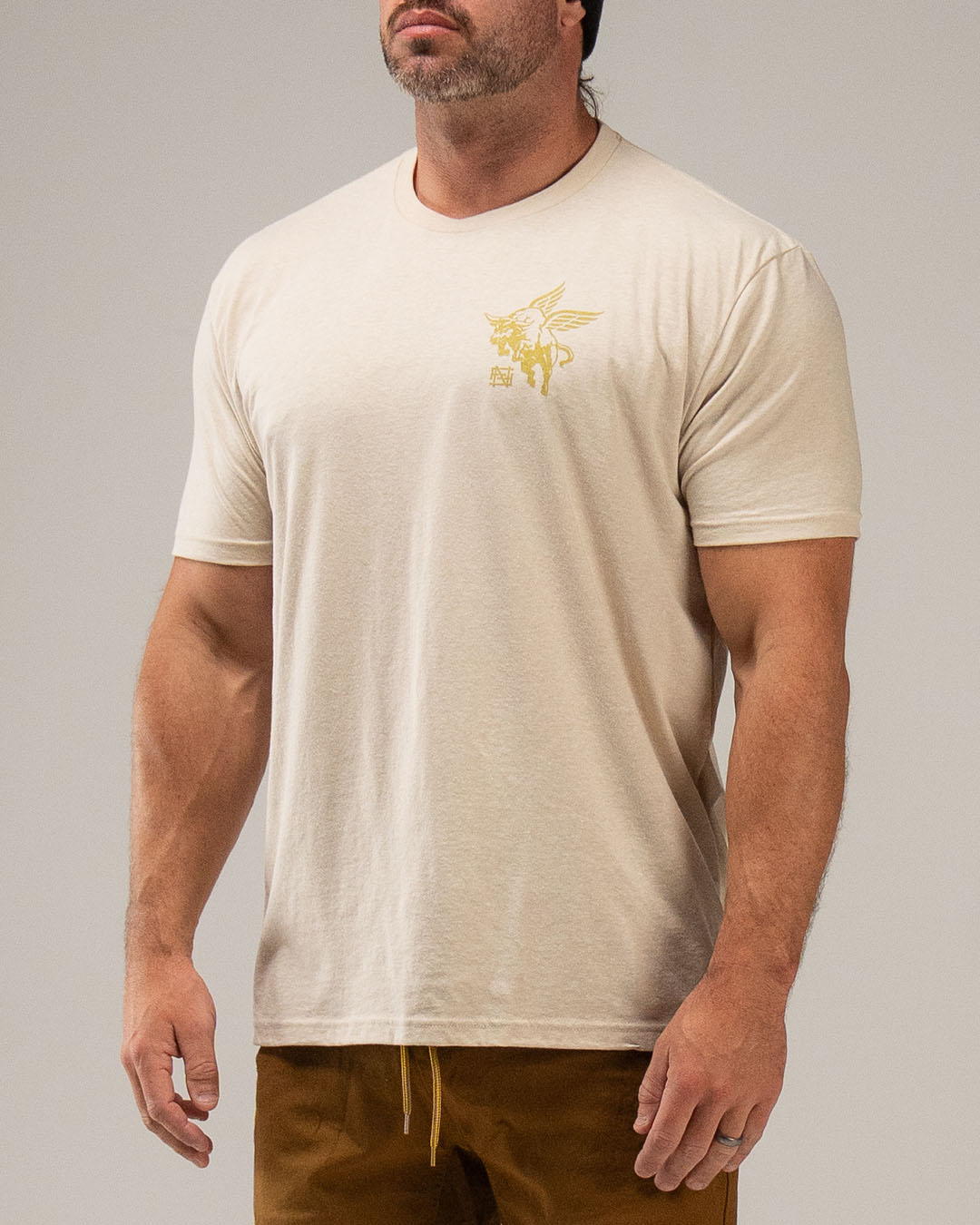 FLYING BULL TEE (CREAM) - PREORDER