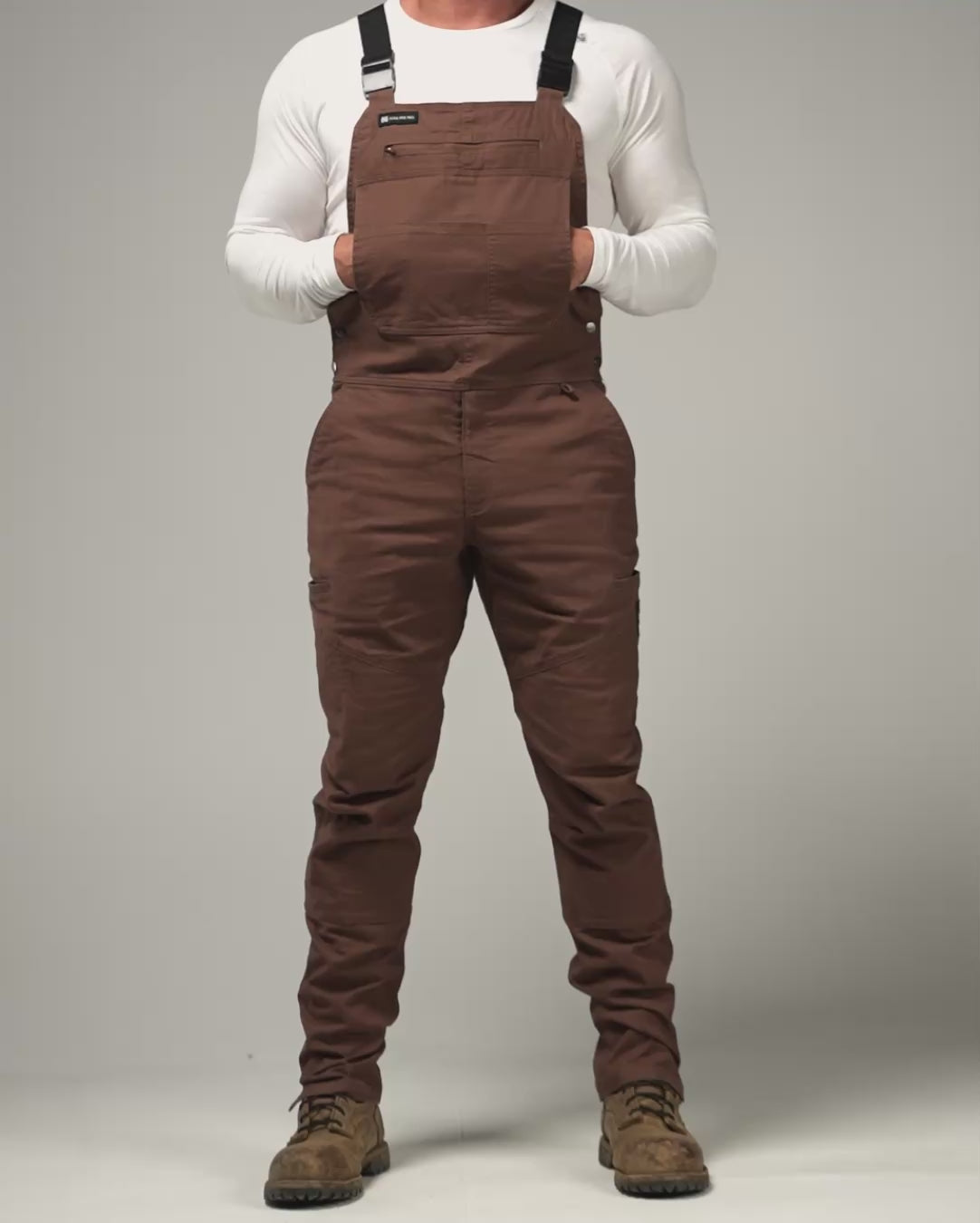 FOREVER OVERALLS - CHOCOLATE – FLAG NOR FAIL