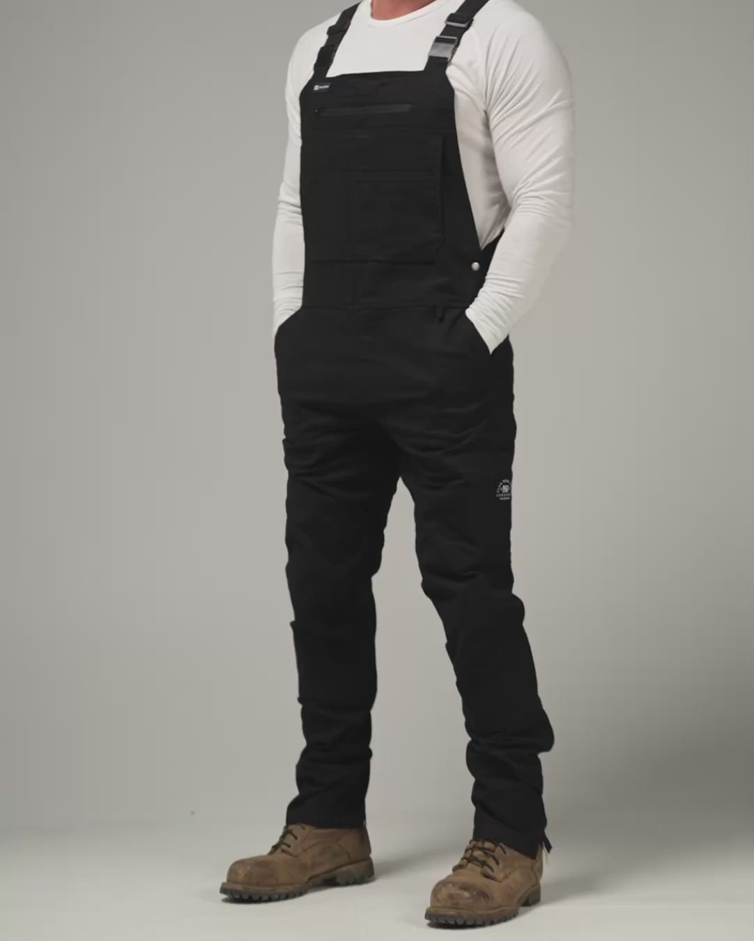 FOREVER OVERALLS - BLACK – FLAG NOR FAIL