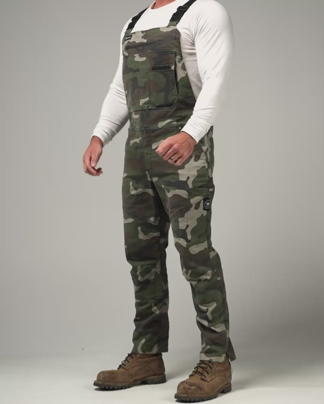 確実正規品PERSONSOUL CAMOUFLAGE OVERALLS S Personsoul Camouflage Overalls with Zip-Off Legs - personsoul