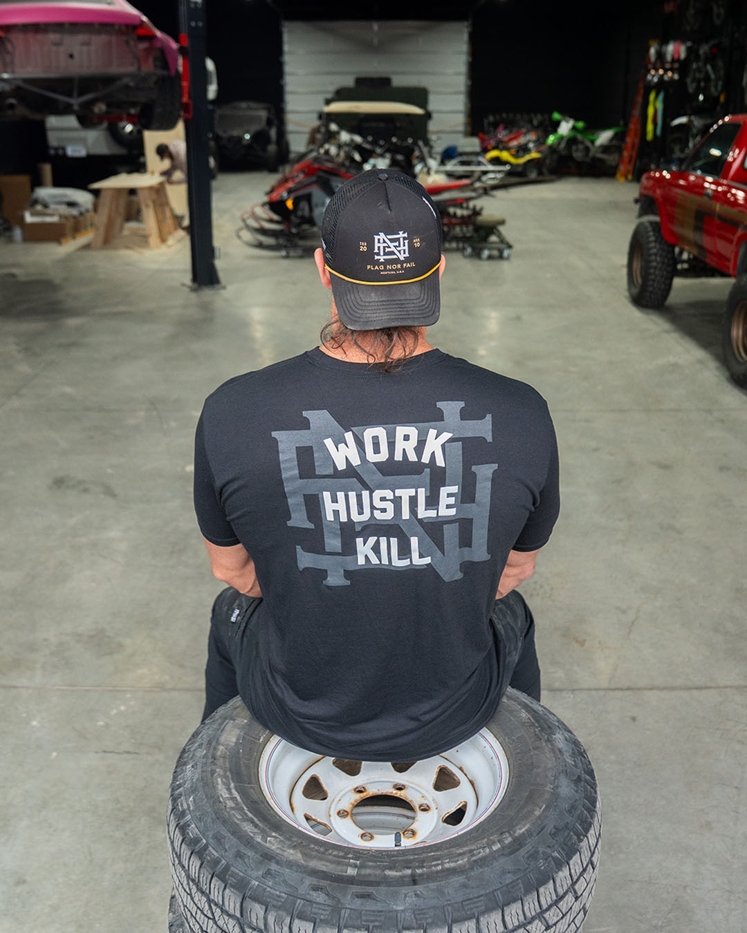 WORK HUSTLE KILL TEE - PREORDER