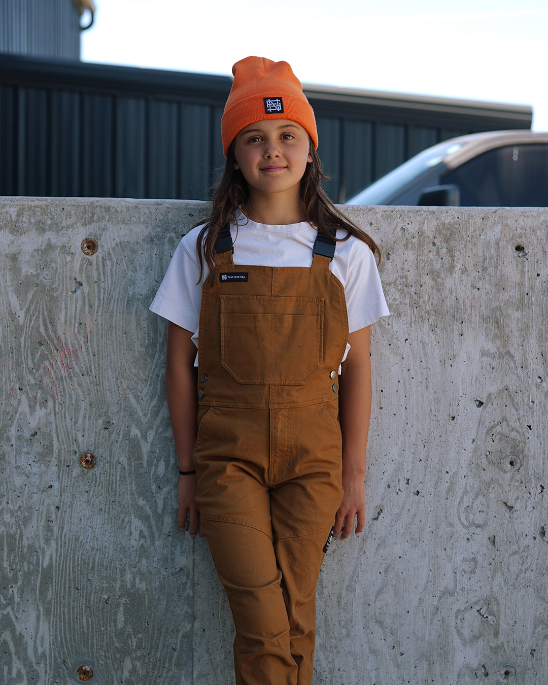 YOUTH PATCH BEANIE - ORANGE
