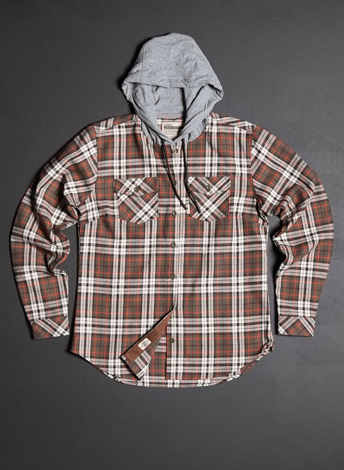 Hooded flannels best sale for guys