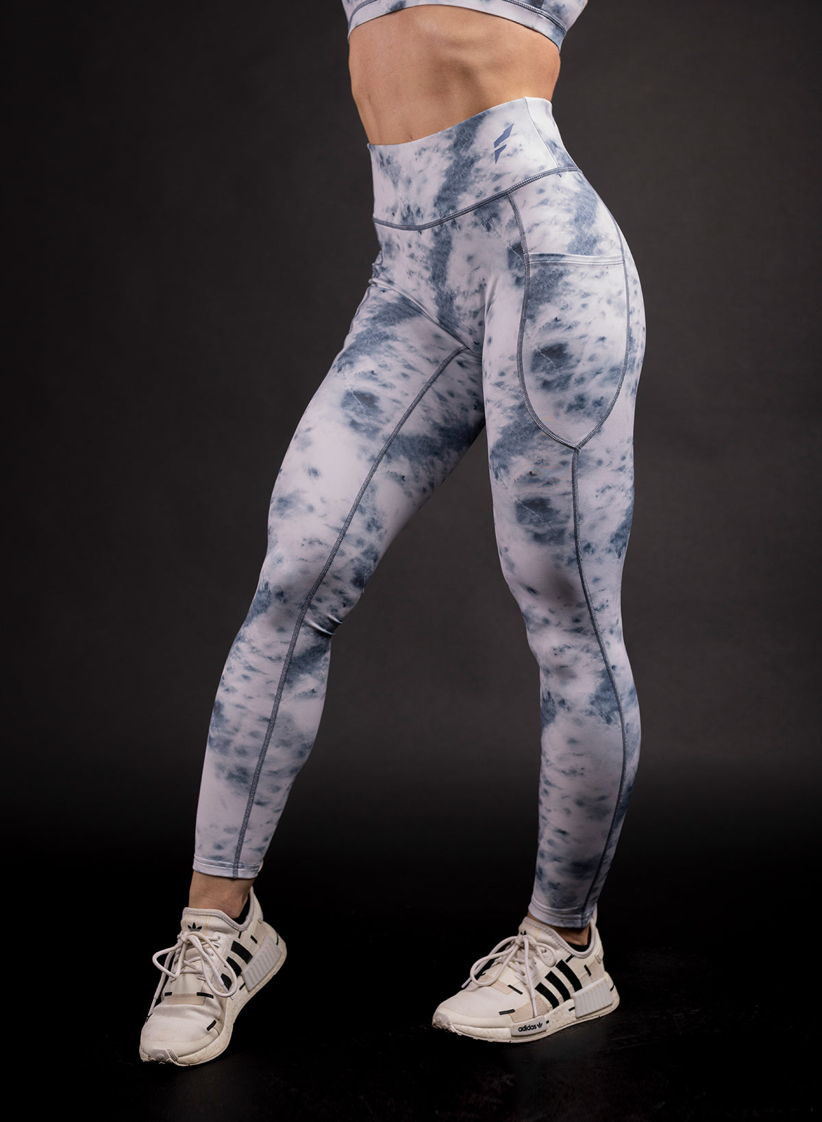 ECHT Grey Marble Flare Leggings Gray - $23 (63% Off Retail) - From