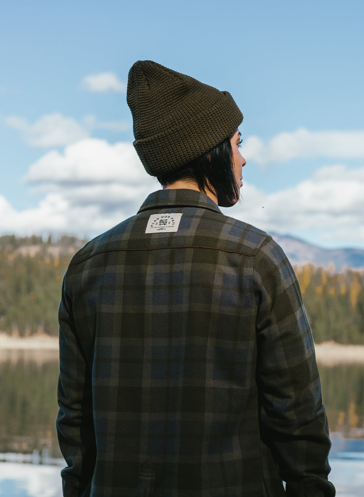 WOMEN'S FOREVER FLANNEL - OLIVE