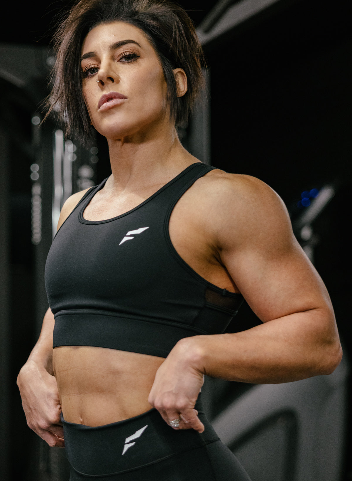 ASCEND ARC MESH BRA - BLACK – FLAG NOR FAIL