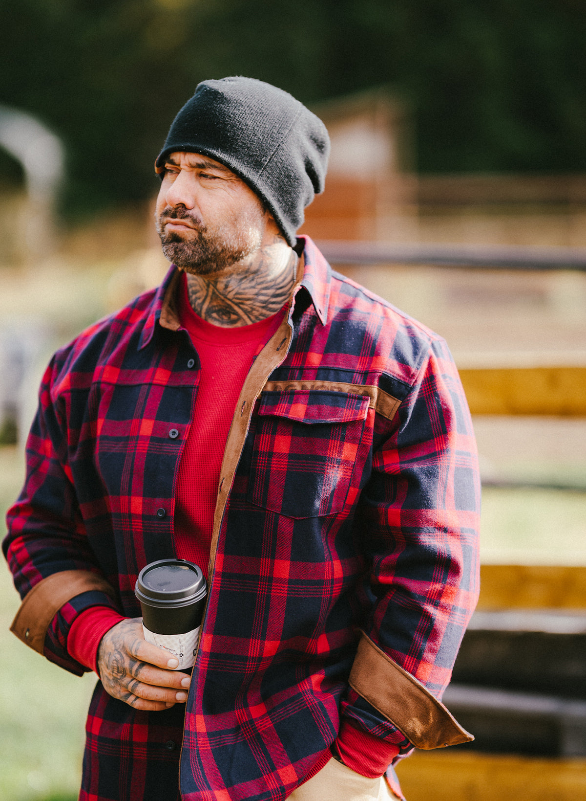 MEN'S FOREVER FLANNEL - RED – FLAG NOR FAIL