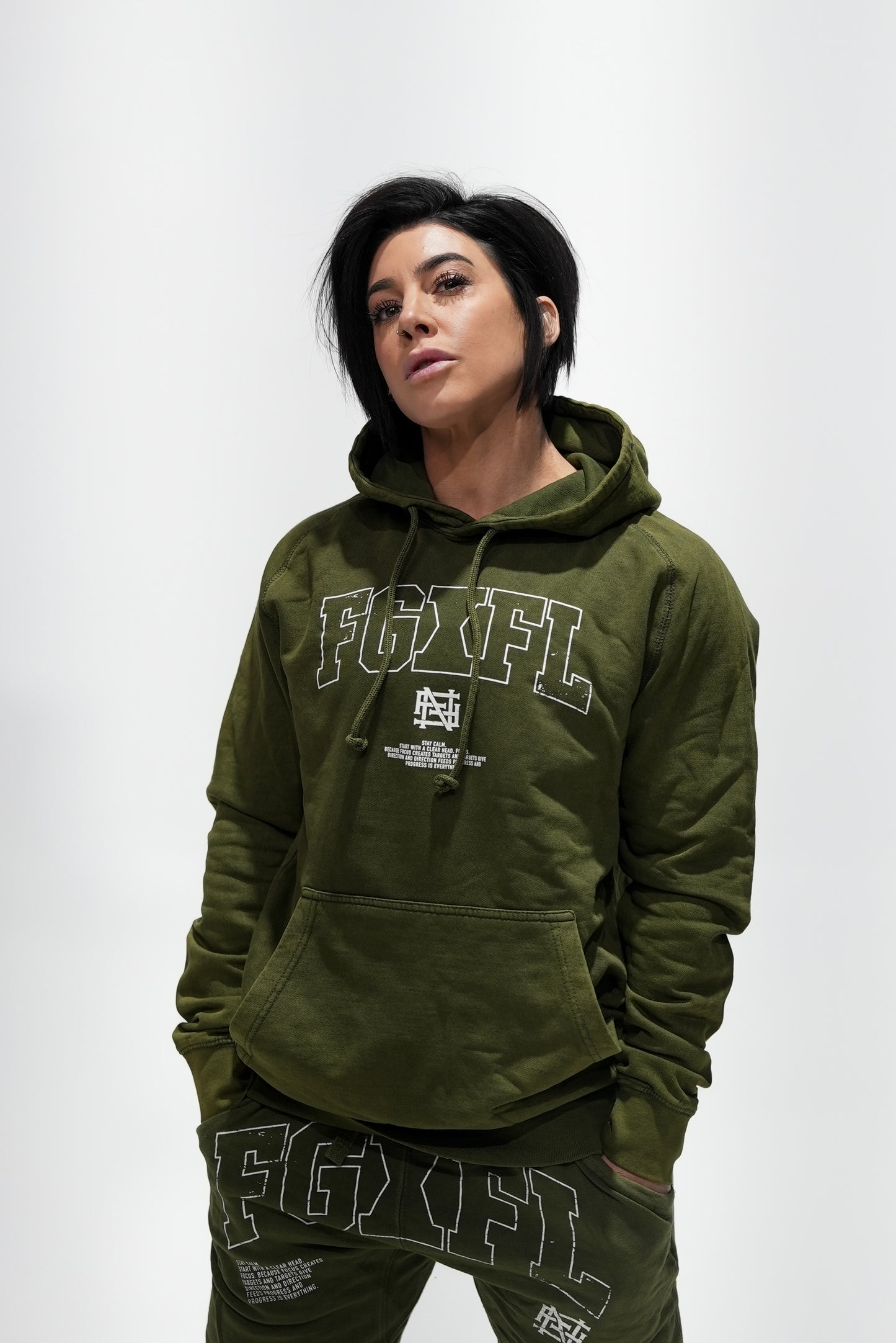 ARCH HOODIE - OLIVE
