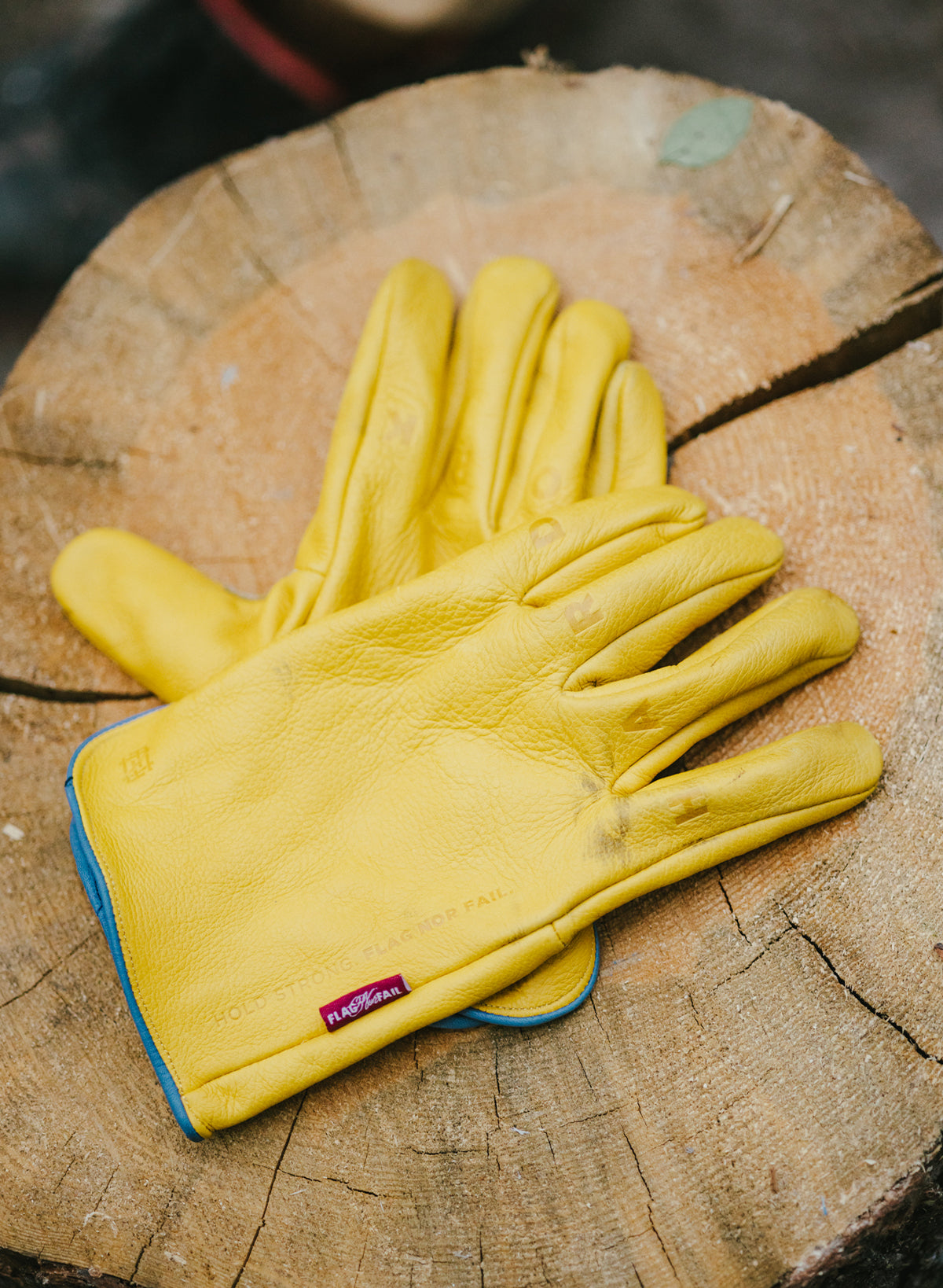 WORK GLOVES - YELLOW – FLAG NOR FAIL