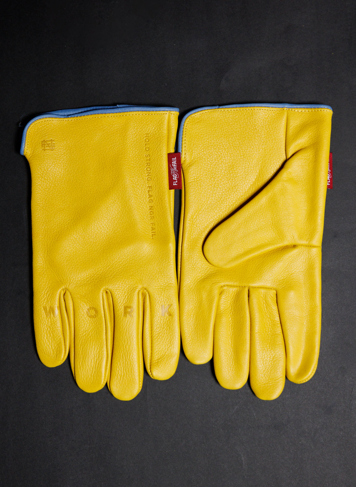 WORK GLOVES - YELLOW – FLAG NOR FAIL