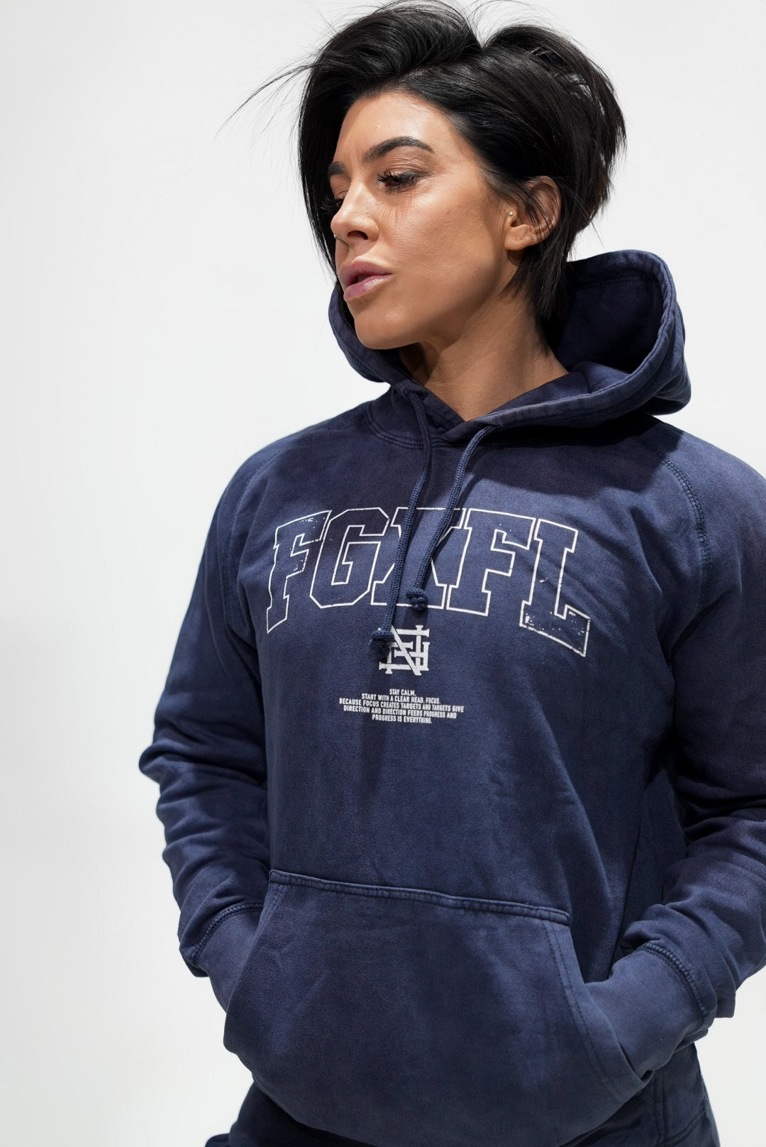 ARCH HOODIE - NAVY