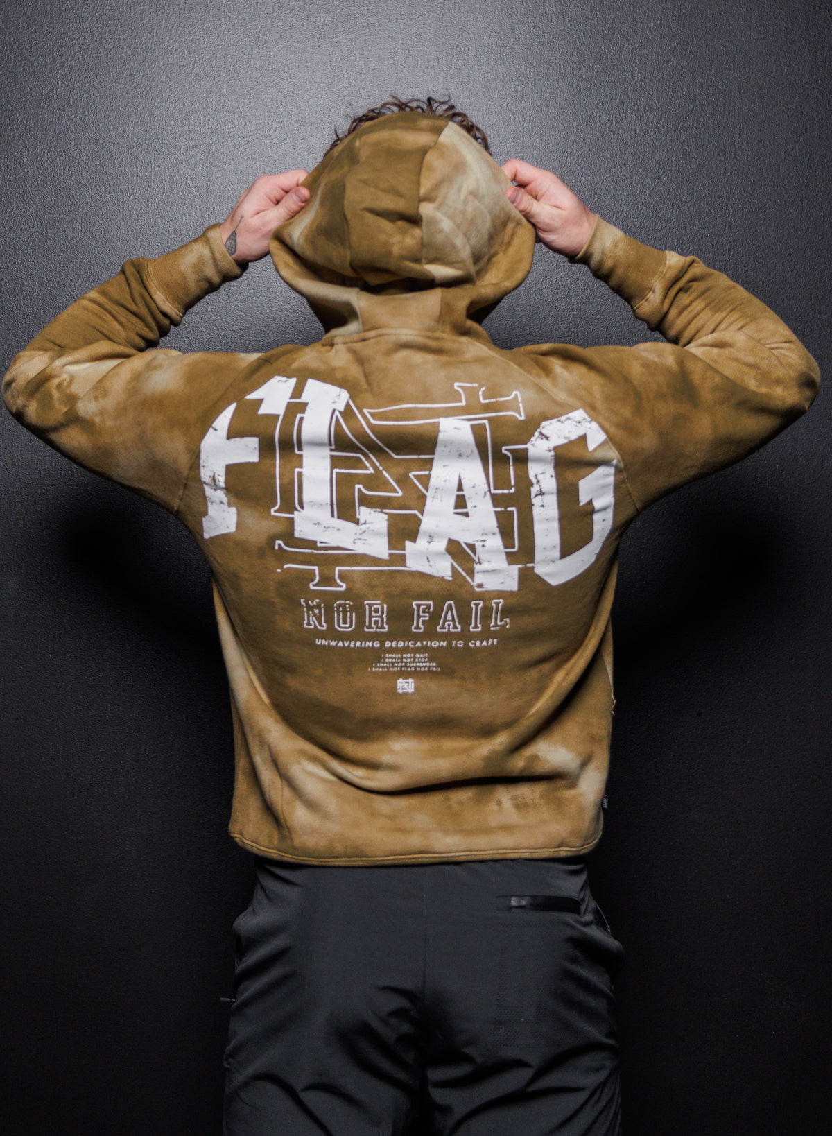 トップス UNDEFEATED CRATE HOODIE - 70022 Men's Laser-faded logo hoodie | Green | Diesel