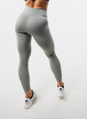 Heather Grey Tapered Band Essential Leggings