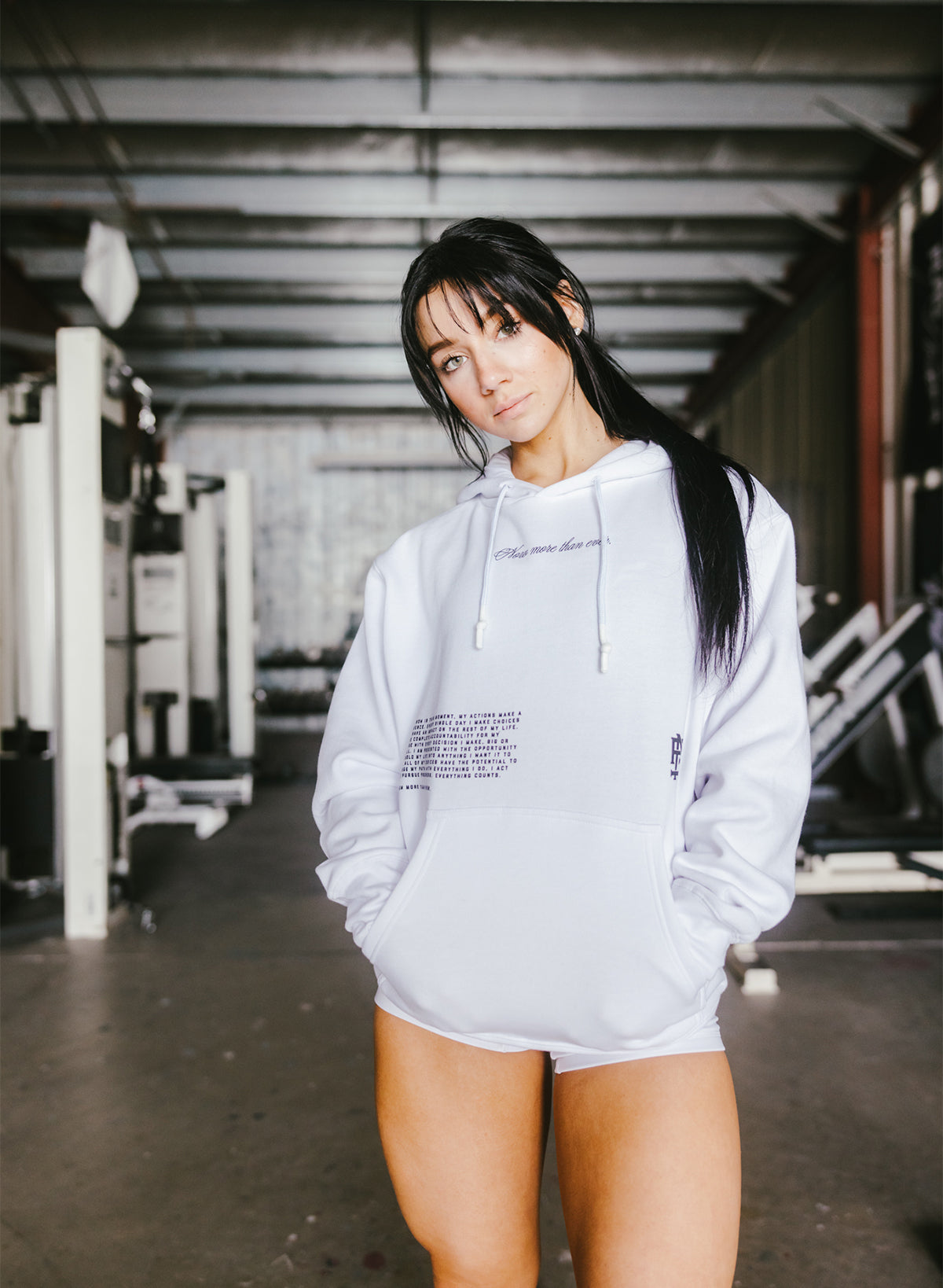 MORE THAN EVER HOODIE - WHITE