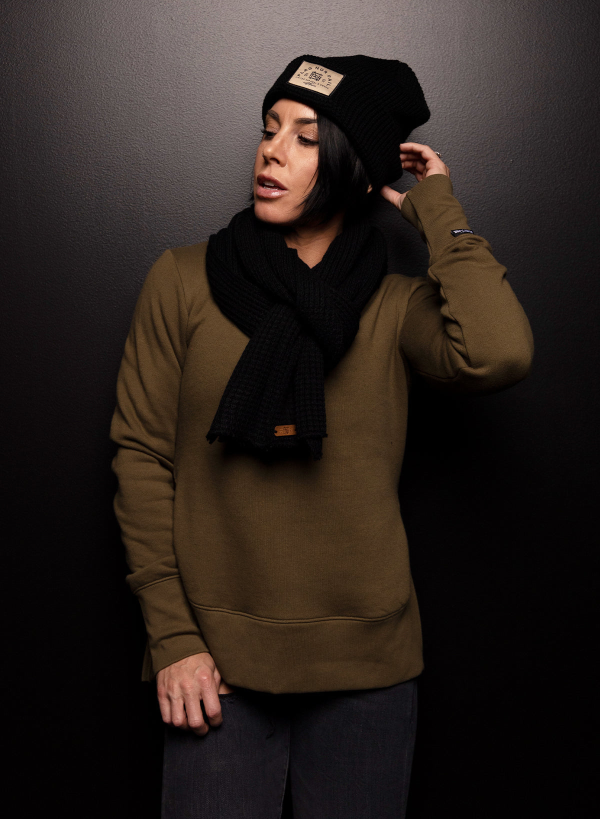 BUFANDA FOREVER - NEGRO